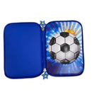 Estojo Escolar Infantil 3D em EVA com 3 Divisórias – Estampa em Alto-Relevo, Espaçoso e Resistente