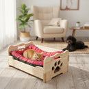 Cama Para Cachorro E Gatos De Madeira De Pinus Personalizada