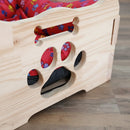 Cama Para Cachorro E Gatos De Madeira De Pinus Personalizada