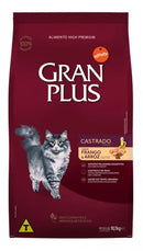 Ração Gran Plus Castrados para Gatos Adultos, diversos sabores