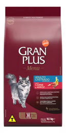Ração Gran Plus Castrados para Gatos Adultos, diversos sabores