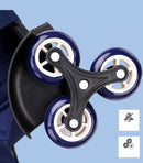 Mochila Escolar Infantil com Rodinhas para Meninos – Nylon Resistente, Estilo Patchwork