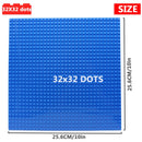 Crianças Classic Figures Building Blocks, Tijolos Base Plate Blocks, Brinquedos para Crianças Presentes, 32x32, 32x16, 6 peças por conjunto
