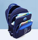 Mochila Escolar Infantil com Rodinhas para Meninos – Nylon Resistente, Estilo Patchwork