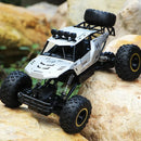 Carro RC com luzes LED para crianças, carros de controle remoto de rádio, caminhões Off-Road, brinquedos para meninos, 4WD, 2.4G, 1:12