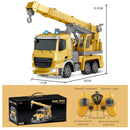 Escavadeira de Controle Remoto para Crianças, Caminhão De Mistura, Brinquedo Do Guindaste, Carro De Engenharia, Escavador, Caminhão Basculante, Presente, 2.4Ghz, 6 Canais, 1:24