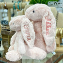 Embroidered Plush Bunny toys Personalized Child'S Name  Custom name Plush Toy Child'S First Easter boys girl kids Birthdays Gift