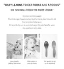 Talheres para crianças pequenas de Dinossauro / Conjunto de colher e garfo fofos para alimentação de crianças pequenas Aço inoxidável Desenho animado inovador Dinossauro Utensílio de cabo curto / 2pcs