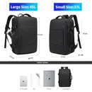 Mochila Masculina Expansível Impermeável até 17,3” – Grande Capacidade 37–45L, Ideal para Trabalho, Viagem e Uso Diário