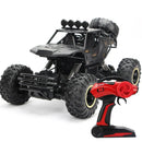 Carro RC com luzes LED para crianças, carros de controle remoto de rádio, caminhões Off-Road, brinquedos para meninos, 4WD, 2.4G, 1:12