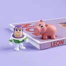 Toy Story Anime Action Figure, boneca modelo de desenho animado, decoração do carro, coleção de acessórios para bolo, brinquedo clássico, presente infantil, 6 peças