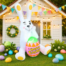 Coelho Inflável de Páscoa 1,5m para Jardim e Decoração