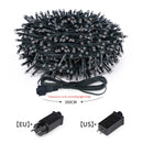 Luzes de Fada LED à Prova d'Água 50M/100M 24V - Decoração de Natal para Jardim, Festa e Ambiente Externo