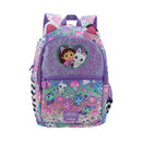 Mochila Infantil Feminina Gabby’s Dollhouse – Escolar Leve e Brilhante 16”
