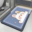 Tapete de Banheiro Super Absorvente - Antiderrapante, Secagem Rápida, Lavável, Ideal para Chuveiro, Banheira, Piso e Porta de Banheiro