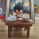 Figura infantil de Dragon Ball Z Vegeta, Son Goku, 8cm, figuras de PVC, brinquedos modelo de coleção, presentes de Natal