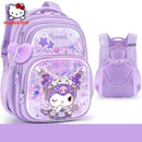 Mochila Infantil Sanrio Kuromi, My Melody ou Cinnamoroll – Escolar Grande Capacidade em Poliéster