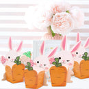 Kit com 20 Caixinhas de Páscoa Coelho e Cenoura – Embalagens de Papel