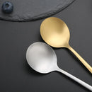 Louça de aço inoxidável, preto, dourado, faca, garfo de frutas, colher, talheres, utensílios de cozinha, 30pcs