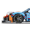 MOC RSR-Super Racing City Car Tijolos para Crianças, Conjuntos De Veículos Esportivos Clássicos, Brinquedos Técnicos para Crianças, Presentes de Aniversário