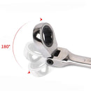 Chave Catraca Ajustável, Reparação Rápida, Kit de Ferramentas Mecânicas, Kit Chaves, 8mm-9mm