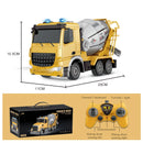 Escavadeira de Controle Remoto para Crianças, Caminhão De Mistura, Brinquedo Do Guindaste, Carro De Engenharia, Escavador, Caminhão Basculante, Presente, 2.4Ghz, 6 Canais, 1:24
