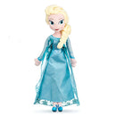 Bonecas Anna e Elsa congeladas infantis, brinquedos de pelúcia, rainha da neve, princesa, presente de Natal, 40 cm