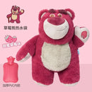 Bolsa Térmica com Pelúcia Stitch, Angel e Lotso - Garrafa de Água Quente Portátil para Mãos Quentes no Inverno