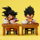 Figura infantil de Dragon Ball Z Vegeta, Son Goku, 8cm, figuras de PVC, brinquedos modelo de coleção, presentes de Natal