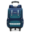 Mochila Escolar com Rodinhas Unissex 16” – Resistente em Oxford, Ideal para Ensino Fundamental e Viagens