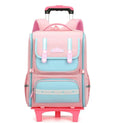 Mochila Escolar com Rodinhas Unissex 16” – Resistente em Oxford, Ideal para Ensino Fundamental e Viagens
