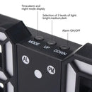 3D led relógio digital decoração de parede brilho modo noturno decoração para quarto relógio eletrônico ajustável decoração da sala estética