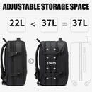 Mochila Masculina Expansível Impermeável até 17,3” – Grande Capacidade 37–45L, Ideal para Trabalho, Viagem e Uso Diário