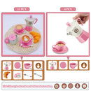Simulação Jogo de Café Infantil, Louça Play House, Cozinha ao ar livre, DIY Jogo de Chá da Tarde, Brinquedo Presente para Crianças, 4 peças, 11 peças