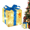 Caixa de presentes brilhantes de Natal / LED / Artigos para o Natal em casa