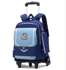 Mochila Escolar Infantil com Rodinhas para Meninos 16” – Material Oxford Resistente, com Haste Retrátil, Ideal para Escola e Viagens