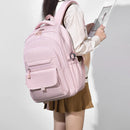 Mochila Impermeável e Estilosa com Várias Camadas - Oxford, Grande Capacidade, Ideal para Estudantes e Viagens