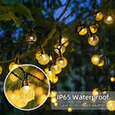 Luzes de Cristal LED, 8 modos de iluminação IP65, Luz para decoração, Decoração de jardim, 60 LEDs, 1Pc, 2Pcs