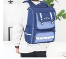 Mochila Escolar com Rodinhas Unissex 16” – Resistente em Oxford, Ideal para Ensino Fundamental e Viagens