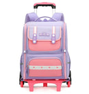 Mochila Escolar com Rodinhas Unissex 16” – Resistente em Oxford, Ideal para Ensino Fundamental e Viagens