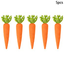 Cenouras Decorativas de Páscoa – Kit com 1 ou 5 Unidades