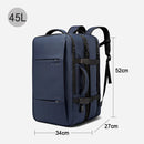 Mochila Masculina Expansível Impermeável até 17,3” – Grande Capacidade 37–45L, Ideal para Trabalho, Viagem e Uso Diário