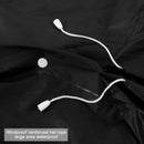 Moda à prova d'água, capa de chuva com capuz para caminhadas ao ar livre, viagens, pesca, escalada