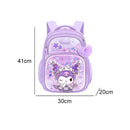 Mochila Infantil Sanrio Kuromi, My Melody ou Cinnamoroll – Escolar Grande Capacidade em Poliéster
