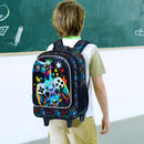 Kit Mochila Escolar Infantil Masculina com Rodinhas 3 em 1 – Tema Game Console, com Lancheira e Estojo