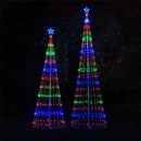 Árvore de Natal LED / Luzes de corda / Cachoeira / Ao Ar Livre / Colorido