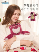 Bolsa Térmica com Pelúcia Stitch, Angel e Lotso - Garrafa de Água Quente Portátil para Mãos Quentes no Inverno