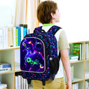 Kit Mochila Escolar Infantil Masculina com Rodinhas 3 em 1 – Tema Game Console, com Lancheira e Estojo