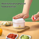 Multiprocessador de comida portátil, Cozinha Multifuncional, comida, Picar alho
