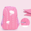 Mochila escolar de crianças para meninas, rosa, bonito à prova d'água